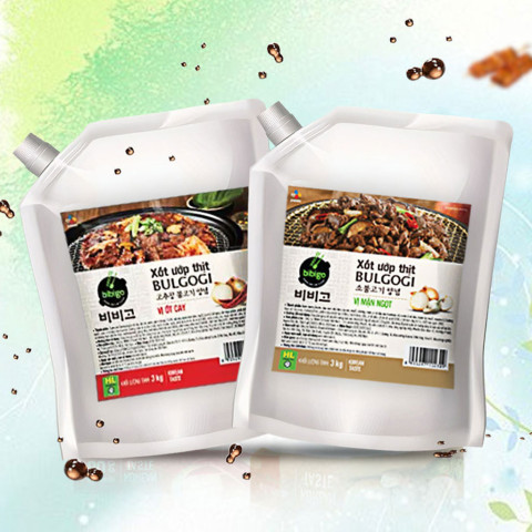 Sốt ướp thịt bulgogi Bibigo vị ớt cay 3kg