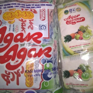 Bột thạch rau câu giòn Agar Agar 50g