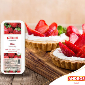 Dâu Đông Lạnh Andros Frozen Strawberry 600g
