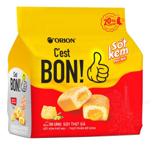 Bánh C'est Bon Orion sợi thịt gà sốt kem phô mai 101.5gr