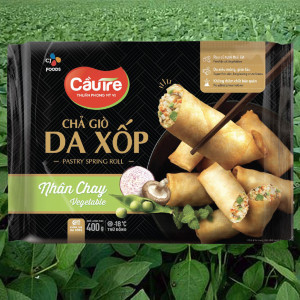 Chả Giò Da Xốp Nhân Chay Cầu Tre CJ 400g