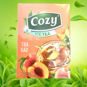 Trà hương đào hòa tan Cozy Ice Tea 270g (18 gói x 15g)