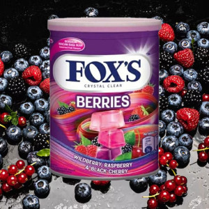 Kẹo FOX'S Berries 180g hỗn hợp 3 loại