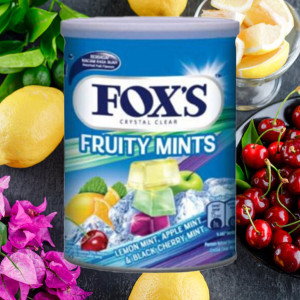 Kẹo FOX'S Fruity Mints 180g trái cây bạc hà