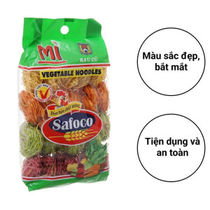 Mì rau củ sợi nhỏ Safoco 500gr