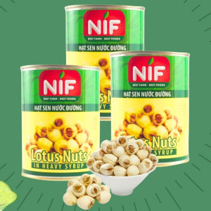 Hạt sen nước đường NIF Lotus Nuts 560gr