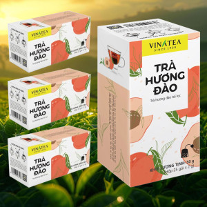 Trà Hương Đào túi lọc Vinatea 50g