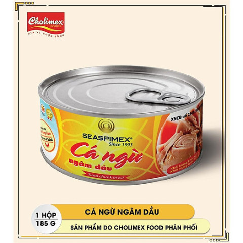 Cá ngừ ngâm dầu Seaspimex 185g