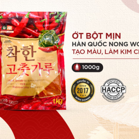 Ớt bột mịn HQ Nongwoo 1kg