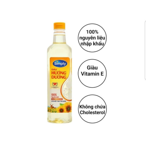 Dầu hướng dương nguyên chất Simply 1L