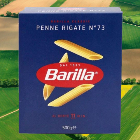 Mỳ nui Barilla hình ống tre các cỡ Penne 500g