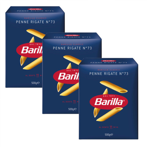 Mỳ nui Barilla hình ống tre các cỡ Penne 500g