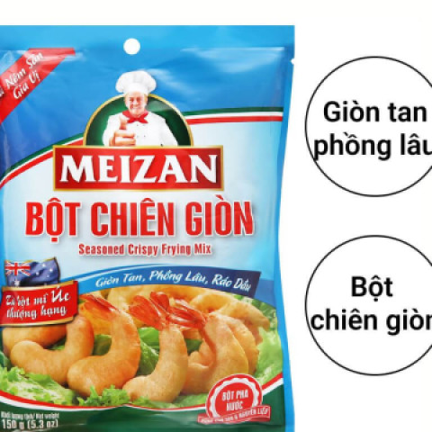 Bột chiên giòn Meizan Seasoned Crispy Frying Mix 150g