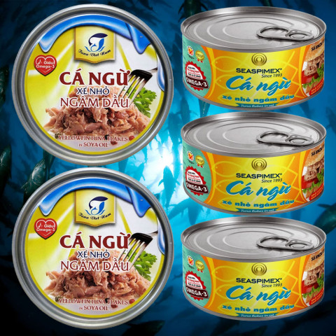 Cá Ngừ Xé Nhỏ Ngâm Dầu Seaspimex 185g
