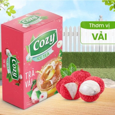 Trà vải Cozy Ice Tea 240g (16 gói x 15g)