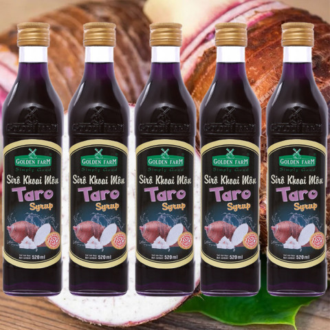 Sirô  khoai môn Golden Farm Taro Syrup 520ml