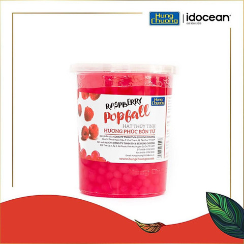 Hạt Thủy Tinh Phúc Bồn Tử Hùng Chương Raspberry Popball 1kg