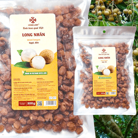 Long nhãn Hồng Lam 500g