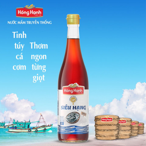 Nước mắm siêu hạng Hồng Hạnh 35N 600ml
