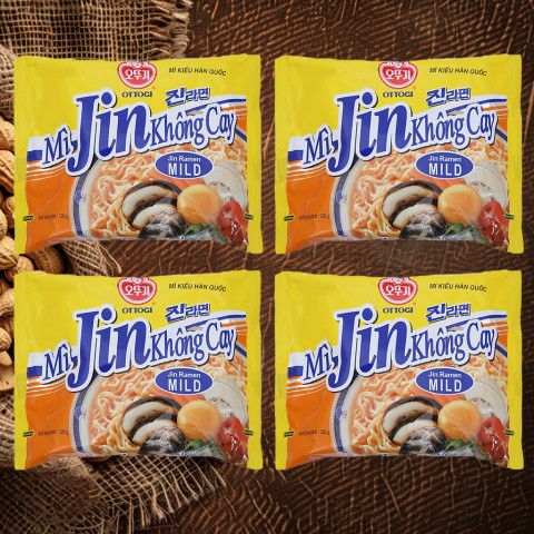 Mì Jin Ramen không cay Ottogi 120g