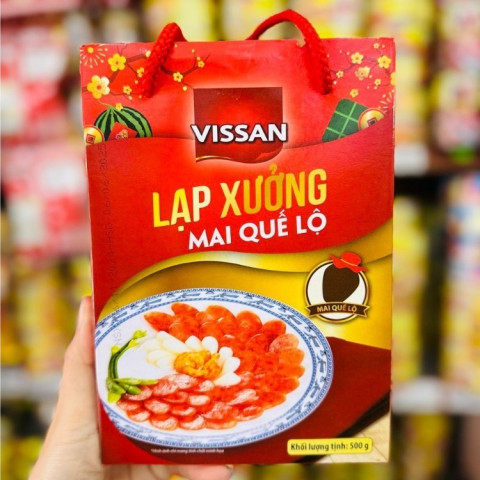 Lạp xưởng Mai Quế Lộ Vissan hộp 500g
