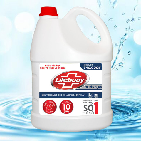 Nước rửa tay Lifebuoy 4kg x 3