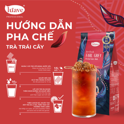 Trà Bá tước Anh Quốc British Earl Grey Tea Lúave