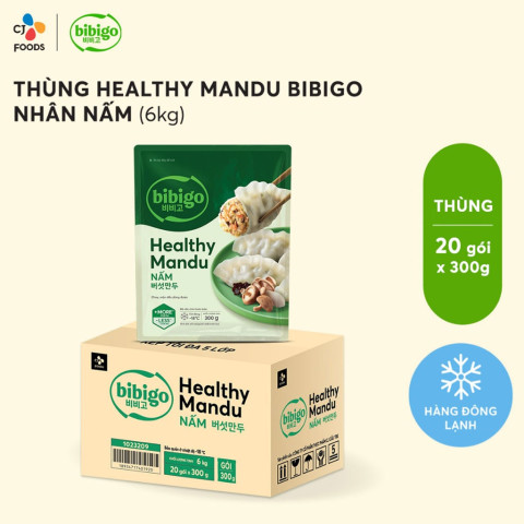 Bánh xếp chay nhân nấm Mandu Healthy Bibigo CJ 300g