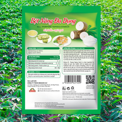 Bột năng đa dụng Meizan 400g