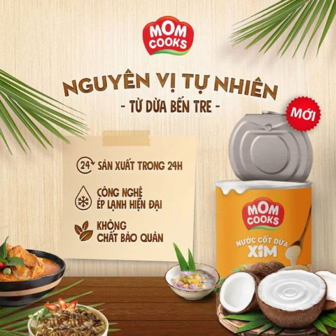 Nước Cốt Dừa XIM Mom Cooks 400ml