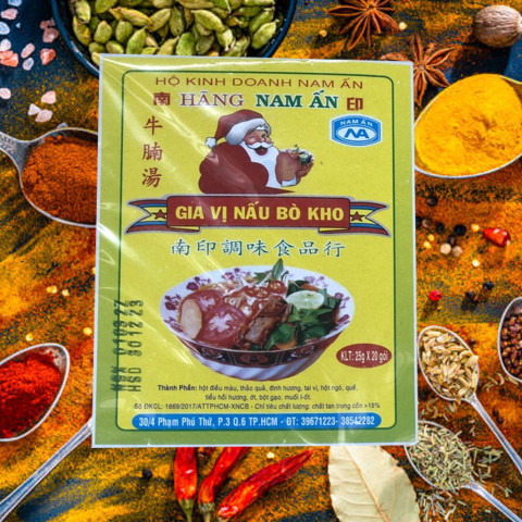 Gia vị nấu bò kho Nam Ấn 25g