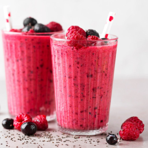 Sinh tố bốn mùa Phúc Bồn Tử Osterberg Rasberry 1L