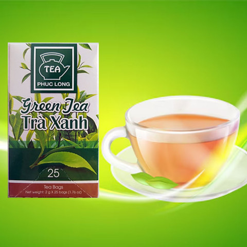 Trà Xanh Túi Lọc Phúc Long 50gr