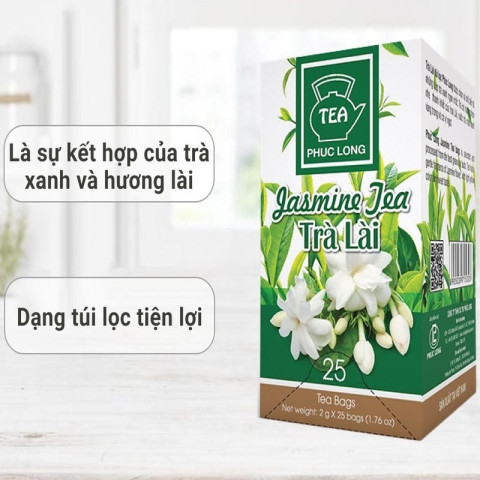 Trà lài túi lọc Phúc Long hộp 50g