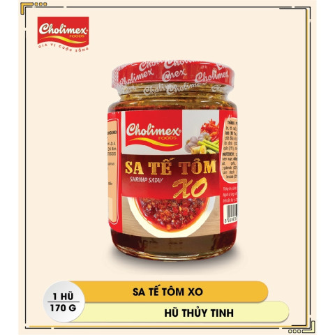 Sa tế tôm XO Cholimex Shrimp Satay 170g
