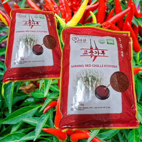 Ớt bột thô Hàn Quốc Sarang 1kg