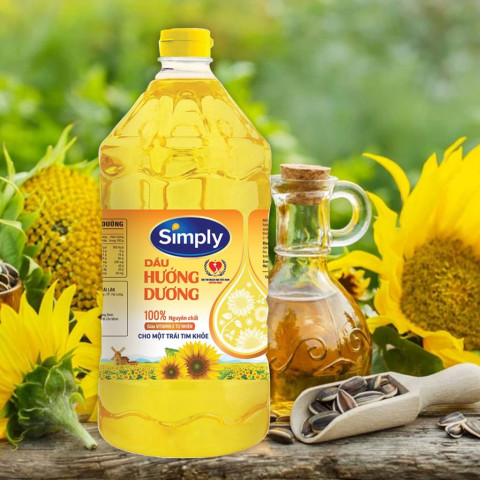Dầu hướng dương Simply 2 lít