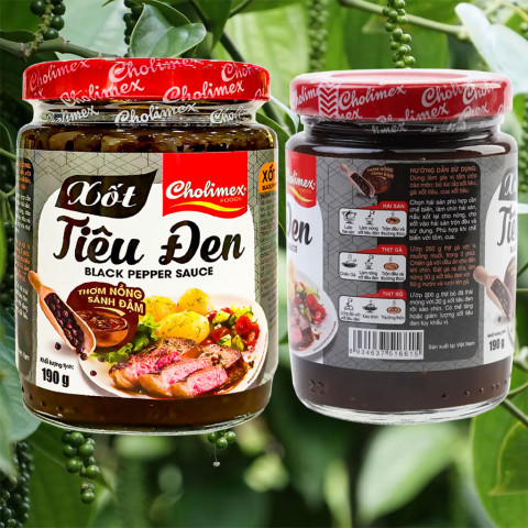 Sốt tiêu đen Cholimex Black Pepper Sauce 190g