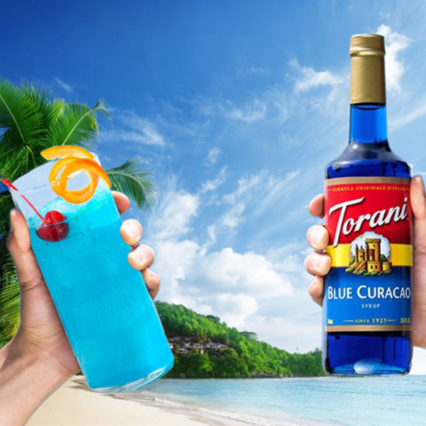Sirô Torani Blue Curacao 750ml