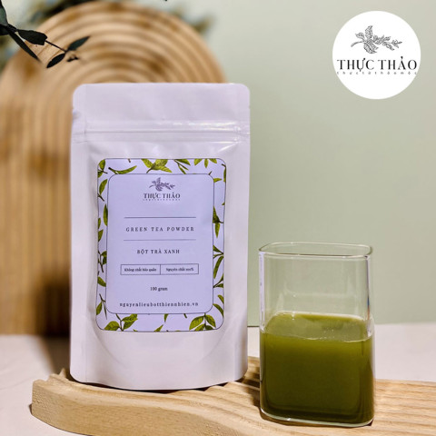 Bột trà xanh Nhật Bản Thực Thảo 100g