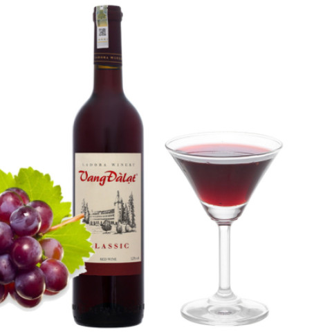 Rượu vang đỏ Đà Lạt 750ml
