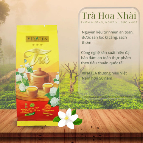 Trà xanh hương nhài Vinatea 70g
