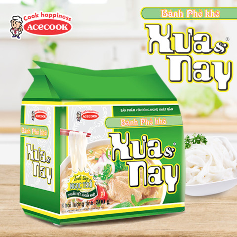 Bánh Phở Khô Xưa Và Nay Acecook 500g
