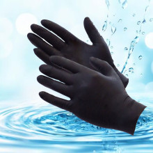 Găng tay y tế không bột đen size M