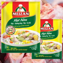 Hạt nêm vị heo Meizan thịt, xương ống, tủy & cà rốt 1.8kg