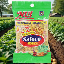Nui rau củ chữ C Safoco Vegetable Macaroni 500g