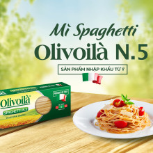 Mì Spaghetti Olivoilà N.5 hộp 500g