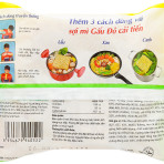 Mì Gấu Đỏ chay rau nấm 62g