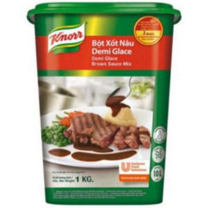 Sốt nâu Knorr Demi Glace Brown Sauce Mix 1kg