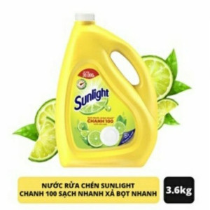 Nước rửa chén hương chanh Sunlight 3.6kg
